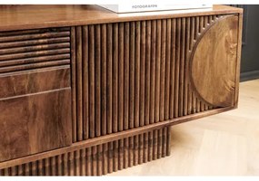 TV-skrinka 46805 Art Deco 200cm Drevo Mango Hnedé - Komfort-nábytok
