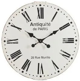 Kovové nástenné hodiny Antiquia de Paris - Ø60cm