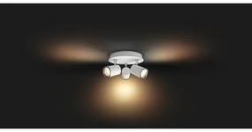 LED bodové osvetlenie Philips HUE 34181/31/P6 Adore IP44 3x 5W 3x 350lm 2200-6500K biele s diaľkovým ovládaním