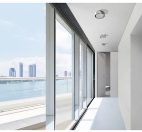 Azzardo AZ4389 - LED Kúpeľňové podhľadové svietidlo KASTORIA 7W/230V IP44 čierna