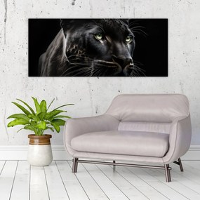 Obraz - Čierny panter (120x50 cm)