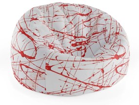 Sablio Sedací vak Cocoon Krvavé škvrny - 115 x 75 cm x 45 cm