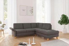 XXXLutz ROHOVÁ SEDAČKA, textil, grafitová Sit & More - Sedačky - 000144016175