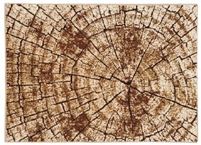 Kusový koberec 160x220 cm LUKEN moderný - béžový / hnedý