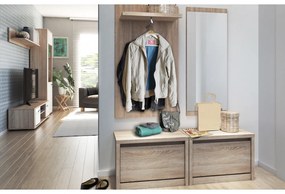 Tempo Kondela RTV stolík 2D, dub sonoma, NORTY TYP 16