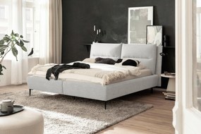 XXXLutz ČALÚNENÁ POSTEĽ, 180/200 cm, svetlosivá MID.YOU - Online Only spálne - 002784000901