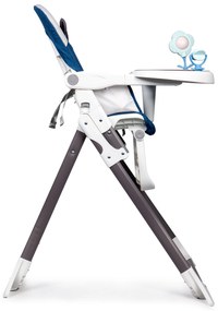 EcoToys Detská skladacia stolička na kŕmenie - modrý sob