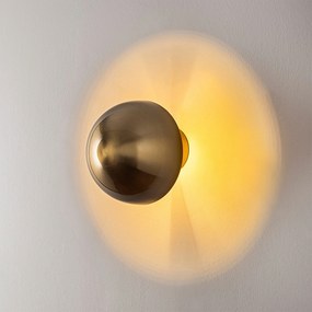 Nástěnná lampa Fungal 16 cm zlatá