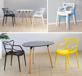 Dekorstudio Plastová stolička Aspen žltá