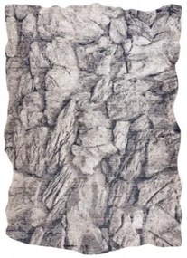 Koberec TINE 75417A Skala, kameň - krém / sivý