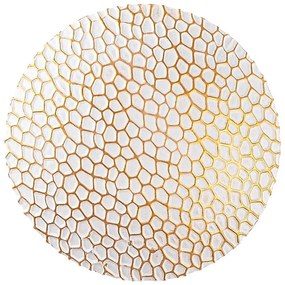 LED nástenné svietidlo v bielej a zlatej farbe ø 21 cm Yosma – Opviq lights