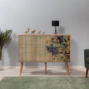 Skrinka Mega Flowers Sonoma Oak