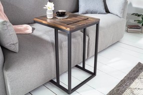 Dizajnový odkladací stolík Factor Tablet 43 cm akácia