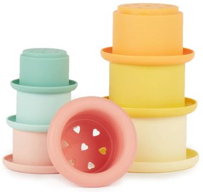 Bieco - Silikónové stohovacie tégliky - Tropical Vibes