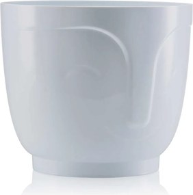 Květináč ZOE 14,3 cm bílý