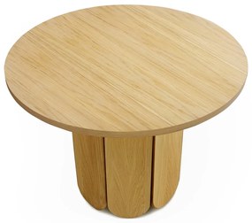 Jedálenský stôl v dubovom dekore Woodman Soft, ø 98 cm