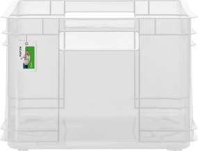 Keeeper Úložný box pre domácnosť aj dielňu, BRUNO XL, 28L, 43 x 35 x 24 cm, transparentný