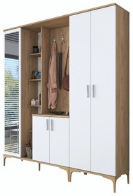 Predsieň Eladona 31 (so zrkadlom) (orech + biela). Vlastná spoľahlivá doprava až k Vám domov. 1106737