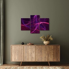 Abstraktný obraz kriviek (90x60 cm)