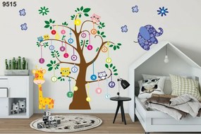 Úžasná nálepka na stenu pre deti abeceda na strome 120 x 120 cm