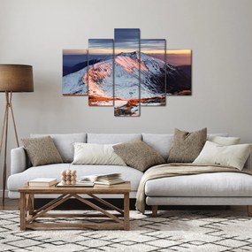 Obraz - Zimná horská panoráma II. (150x105 cm)