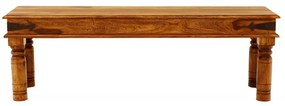 Lavica Jali 140x40 z indického masívu palisander Svetlomedová