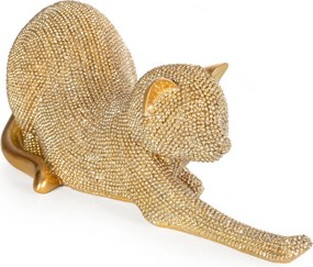 DEKORAČNÁ SOŠKA ELDO 26X9X9 CM ZLATÁ