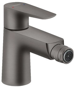 Hansgrohe Talis E, páková bidetová batéria s odtokovou súpravou s tiahlom, kartáčovaný čierny chróm, HAN-71720340
