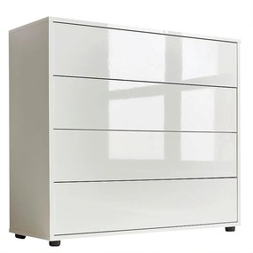 XXXLutz KOMODA, biela, biela s vysokým leskom, 79/73/33 cm MID.YOU - Komody - 001067000201
