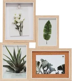 Fotorámik pre 4 ks foto, 37x42x1,5 cm%