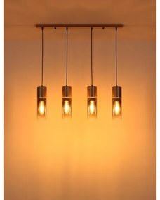 Globo 21000-4HCA - Závesný luster na lane ANNIKA 4xE27/25W/230V
