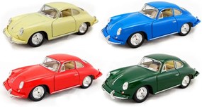 KiNSMART Kovové autíčko Porsche 356 B Carrera 2 - rôzne farby - 1:32