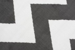 TA Koberec C437A TMAVO SIVÁ/BIELA BALI PP Rozmer: 180x250 cm