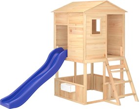 vidaXL Vonkajšia súprava na hranie masívna jedľa