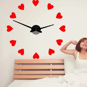 SENTOP | Veľké nástenné hodiny s motívom srdca I SENTOP 12S051 Wall clock HEU- analógové