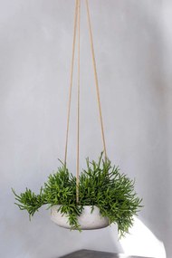 Dekoračná miska PERA, sklolaminát, Ø 24 cm, béžová