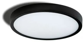 LED stropné svietidlo Malta R 18 4000K čierne