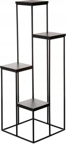 STOJAN NA KVETINÁČ KASKADA1 110X40X40 CM ČIERNA