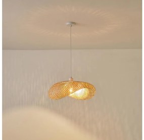 Luster na lanku CALYPSO 1xE27/15W/230V bambus