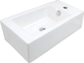 Deante Umývadlo na dosku Square 50x25,5 cm Pravé - CGS 6U2R