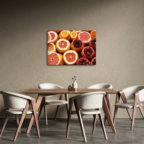 Obraz pomarančov a granátových jabĺk (70x50 cm)