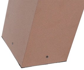 Priemyselná vonkajšia stojaca lampa hrdzavohnedá 40 cm IP44 - Charlois