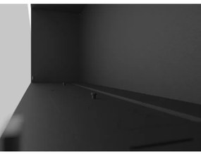 InFire - Vstavaný BIO krb 49,4x124,4 cm 6kW čierna