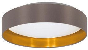 EGLO MASERLO 2 LED stropné svietidlo, 24W, teplá biela, 38cm, okrúhle, hnedozlaté