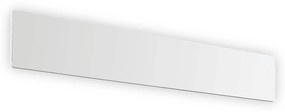 Nástenné LED svietidlo Zig Zag biele šírka 53 cm