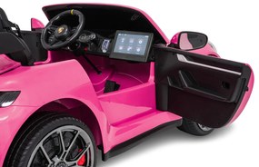 Detské elektrické autíčko Porsche 911 GT3 STRONG MP4 ružové