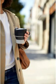 Čierny termo hrnček 400 ml To Go – Lékué