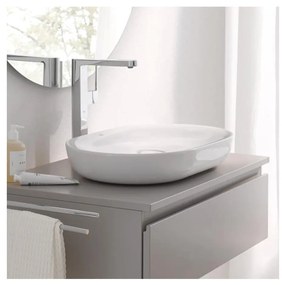 GROHE Essence - Oválne umývadlo na dosku 600x400 mm, alpská biela 3960800H