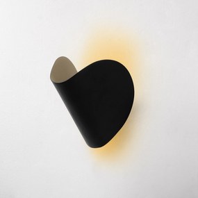 Nástěnná LED lampa Heybe černá