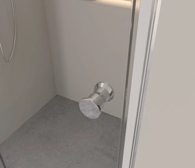 Erga Bern Double, sprchový kút s 2-krídlovými dverami 90(dvere) x 100(dvere) x 195 cm, 6mm číre sklo, chrómový profil, ERG-V02-BERN-D090D100-CL-CR